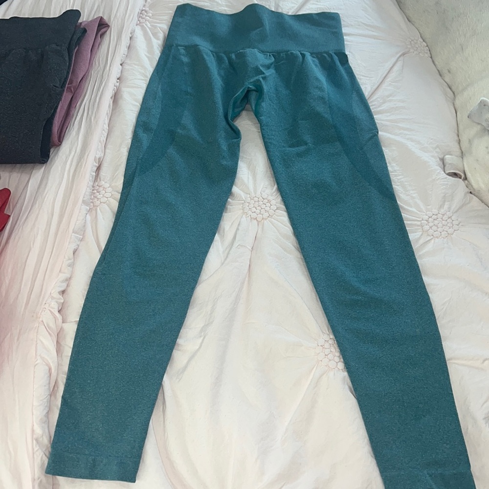 NVGTN teal leggings 10/10 condition small